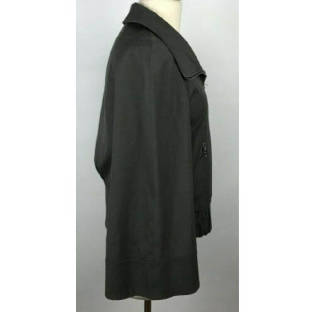 Zara Flare Sleeves Zip Up Jacket w Stretch Sz M - Picture 5 of 7